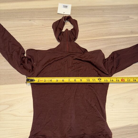 NWT Undress Code Drunk in Love Brown Long Sleeve Bodysuit Women's Small S - Picture 5 of 9